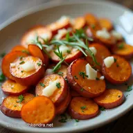 GarlicHerb Roasted Sweet Potatoes with Parmesan Crispy Flavourful