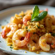 Golden Gratin Baked Shrimp Casserole Recipe