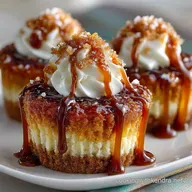Decadent Salted Caramel Cheesecake Cupcakes with Homemade Sauce