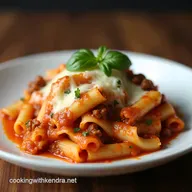 Grandmas Rockin Baked Ziti with Beef Comfort Food