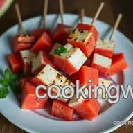 Grilled Halloumi & Watermelon Skewers: A Taste of Summer!