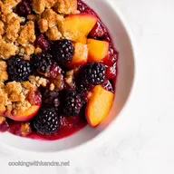 Grilled Peach Blackberry Crumble BBQ Dessert Perfection