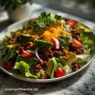 Taco Salad with Ground Beef: Ready in 20