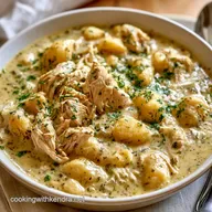 Healthy Chicken Gnocchi Soup Slow-Cooked
