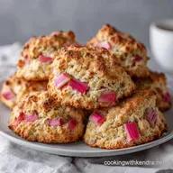 Easy 35-Minute Rhubarb Scones