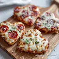 Heart Shaped Mini Pizzas in 30 Minutes | Crispy Baked