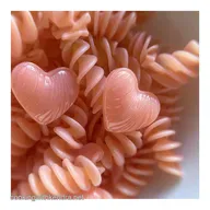 Valentines Food Idea with Heart Shaped Pasta - Romantic 20-Minute Meal