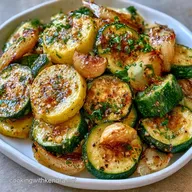 Summer Squash with Garlic in 25 Minutes