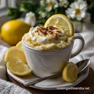 High Protein Lemon Mug Cake Zesty: Velvety & Quick Dessert