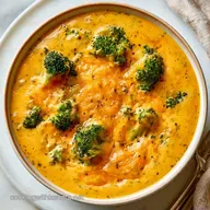 Broccoli Cheddar Soup in 35 Minutes