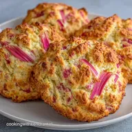 Rhubarb Scones in 45 Minutes