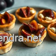 Honey-Glazed Chevre Tartlets: A Fig & Walnut Dream!