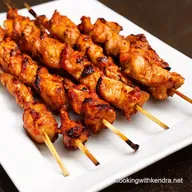 HoneySriracha BBQ Chicken Skewers FingerLickin Good