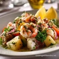Seafood salad: Amalfi Coast Insalata di Mare (Italian Recipe)