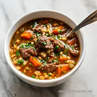 Instant Pot Beef Barley Soup: Tender and Savory