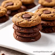 Irresistible Peanut Butter Cup Cookies Brownie Goo Surprise