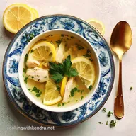 Greek Lemon Chicken Soup Recipe in 40 Minutes