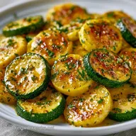 Lemon Garlic Summer Squash in 15 Minutes