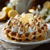 Lemon Meringue Pie Stuffed Waffles Recipe Spectacular Brunch Centerpiece