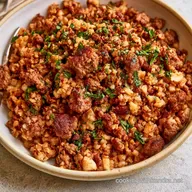Low Carb Beef Cauliflower Rice One-Pan