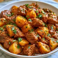 Mexican Beef Potato Stew for 6 Servings
