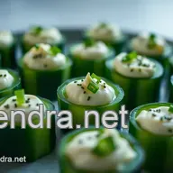 Easy Mini Cucumber Bites with Herbed Cream Cheese - A Summer Hit