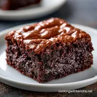 Moist Grated Zucchini Brownies for 16