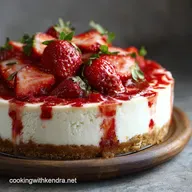 NoBake Strawberry Cheesecake: Ultra-Creamy, Easy Summer Dessert