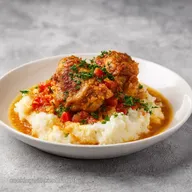 Old Fashioned Southern Smothered Chicken