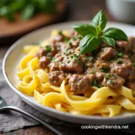 Easy One Pan Beef Stroganoff Recipe Weeknight Comfort Dinner