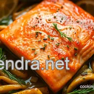 Pan-Seared Norwegian Salmon with Lemon-Dill Butter Sauce