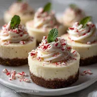 Peppermint Mini Cheesecakes Recipe
