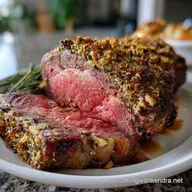 Rib Roast Bone In: Slow-Roasted Prime Rib with Garlic-Herb Crust