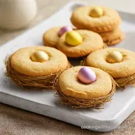 Easter Birds Nest Cookies Recipe My Crumbly Shortbread Secret