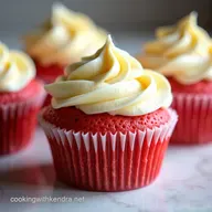 Pink Velvet Cupcakes with Vanilla Dreamy Easy