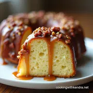 Irresistible Southern Pecan Praline Cake with Butter Sauce
