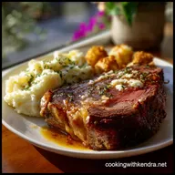 Prime Rib Side Dish with Garlic Mashed Potatoes