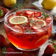 Sparkling Strawberry Punch Make the Best Lemon Cordial Easy Peasy