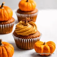 Pumpkin Spice Cupcakes Spiced Pumpkin Heart Surprise