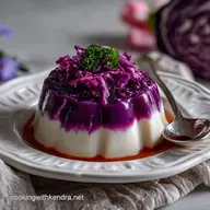 Vibrant Purple Cabbage Panna Cotta Healthy | Zesty & Velvety Vegan Treat