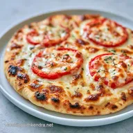 Quick Margherita Pizza Flatbread: Crispy