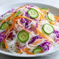 Quick Rice Noodle Salad: Fresh and Crunchy