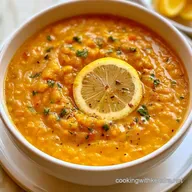 Red Lentil Soup With Lemon for 8 Servings