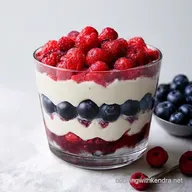 Red White and Blue Berry Trifle Easy Patriotic Dessert