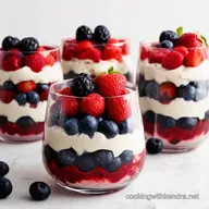 Red White and Blue Berry Trifles Patriotic Treats