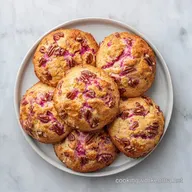 Rhubarb Pecan Scones in 35 Minutes