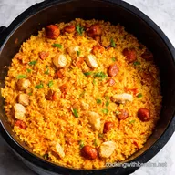Rice Cooker Paella Easy OnePot Chicken Chorizo