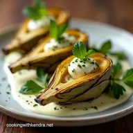 Roasted Artichoke Hearts with LemonHerb Aioli
