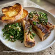 Roasted Bone Marrow with Zesty Parsley Salad Recipe