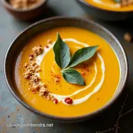 Velvety Roasted Butternut Squash Pumpkin Soup Recipe